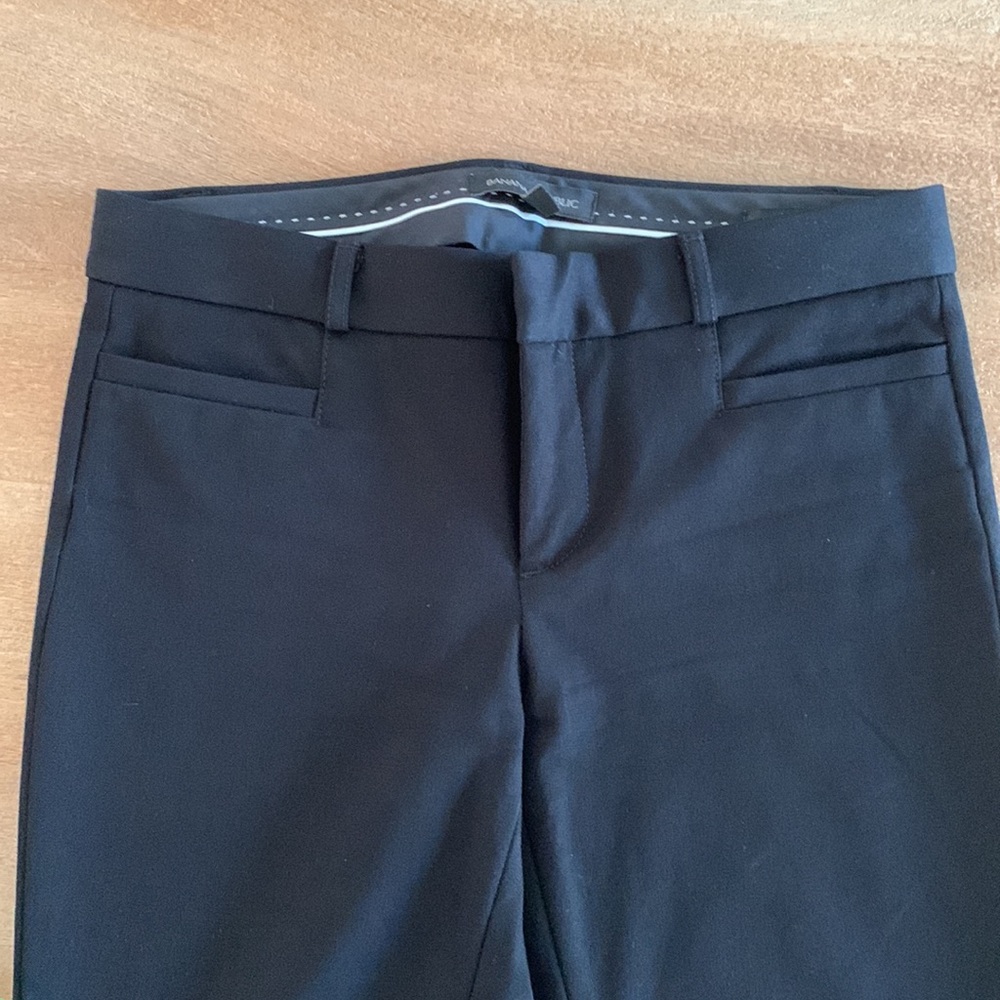 Banana Republic Sloan black trousers